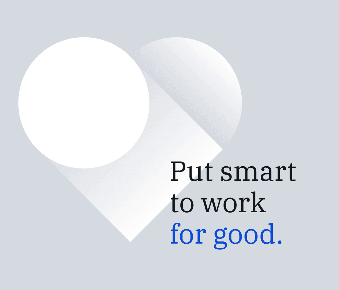 flat-style illustration with circles and squares forming heart flat-style illustration with circles and squares forming heart