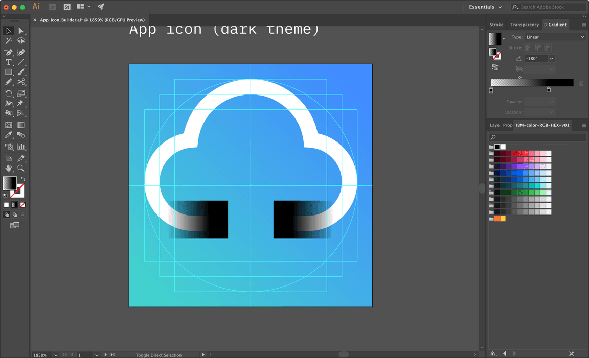 Stroke app icon masking: step 3 Stroke app icon masking: step 3