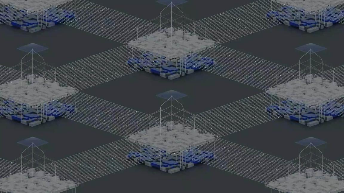 animation of data fabric concept animation of data fabric concept