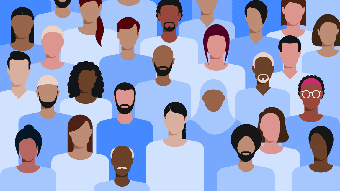 Diversity forward facing example Diversity forward facing example