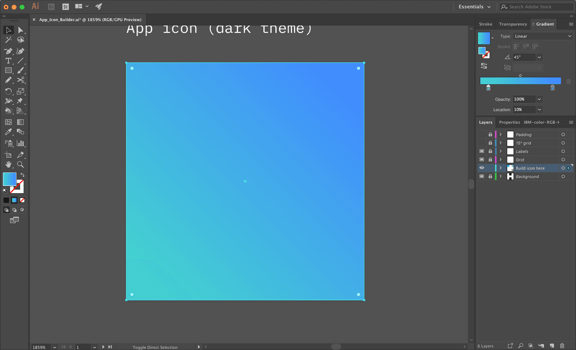 Stroke app icon masking: step 1 Stroke app icon masking: step 1